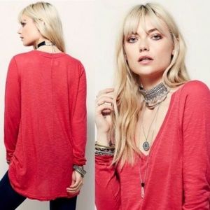 Free People We The Free Anna High/Low long sleeve
